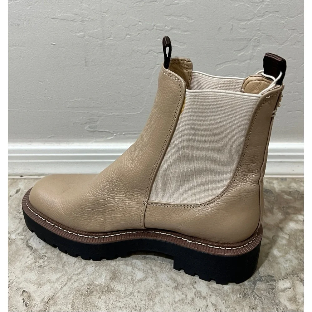 Sam Edelman Laguna Chelsea Boot Sesame Size 6
